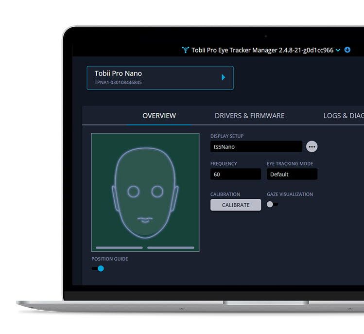Tobii Pro Eye Tracker Manager
