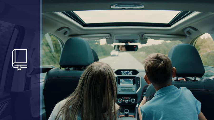 Children in a car