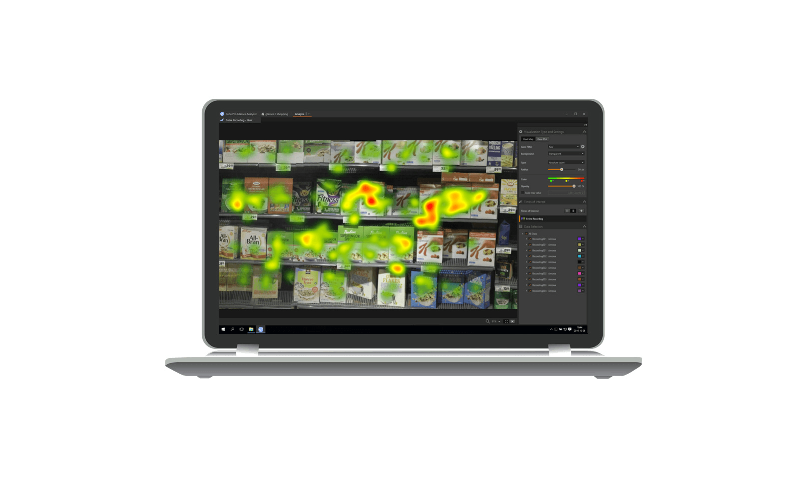 Tobii Pro Lab software