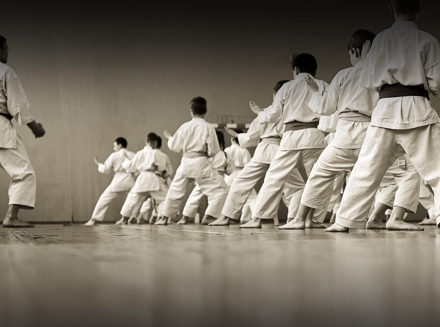 Training Karate athletes