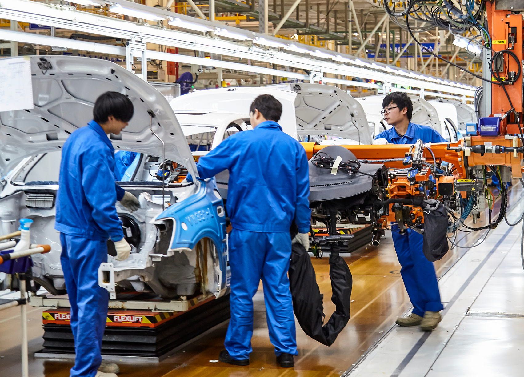 Car assembly line