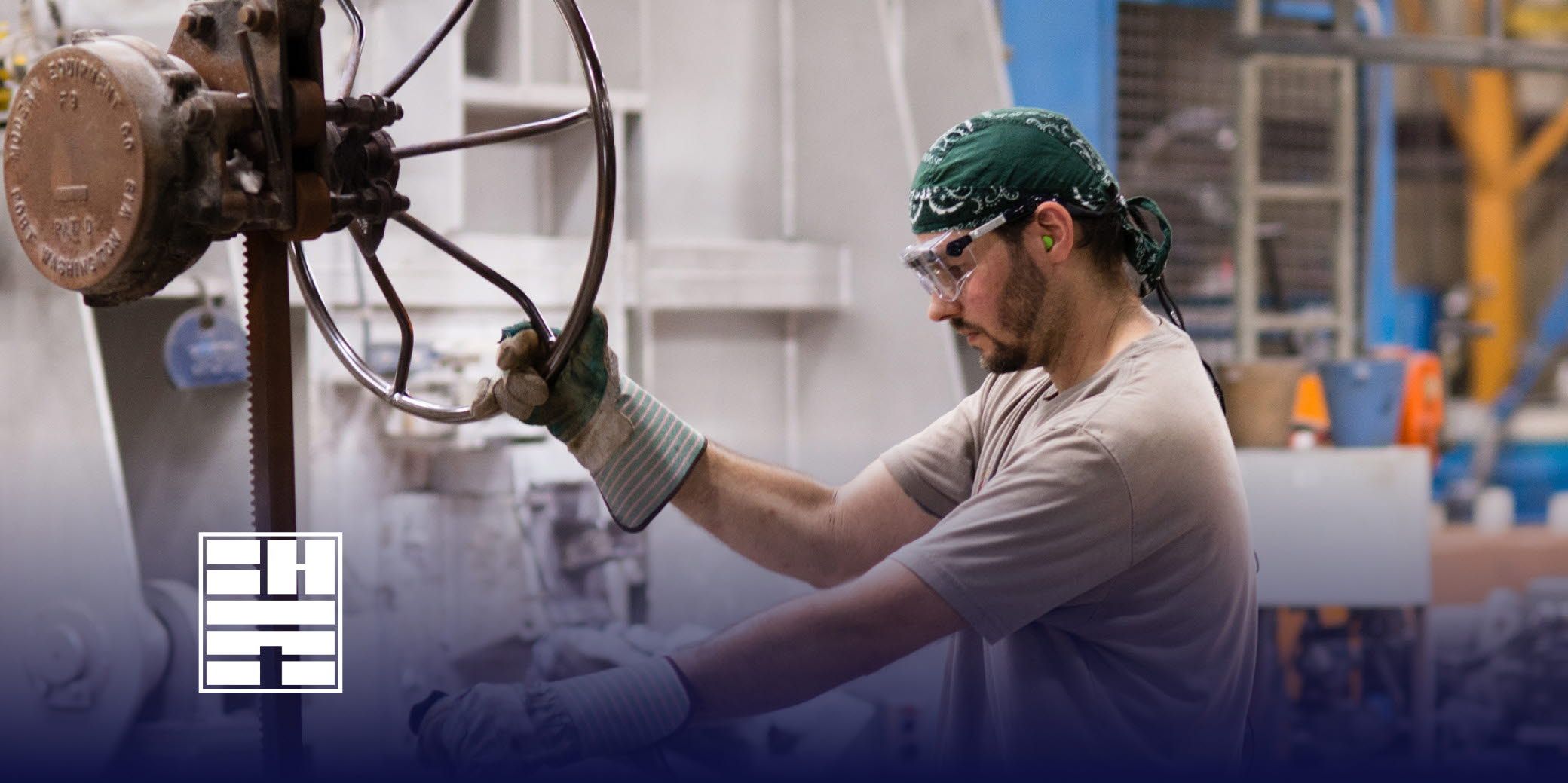 Man working wearing Tobii Pro Glasses 