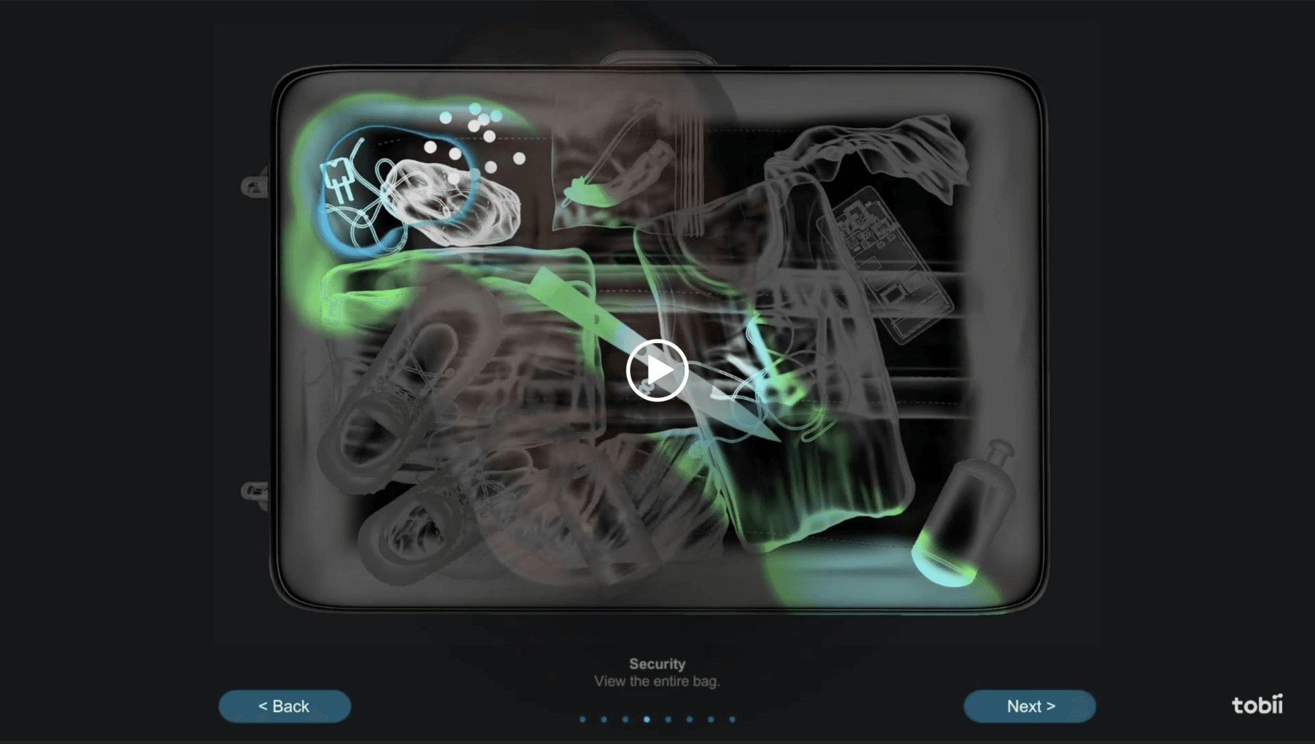 Using eye tracking to quality control security