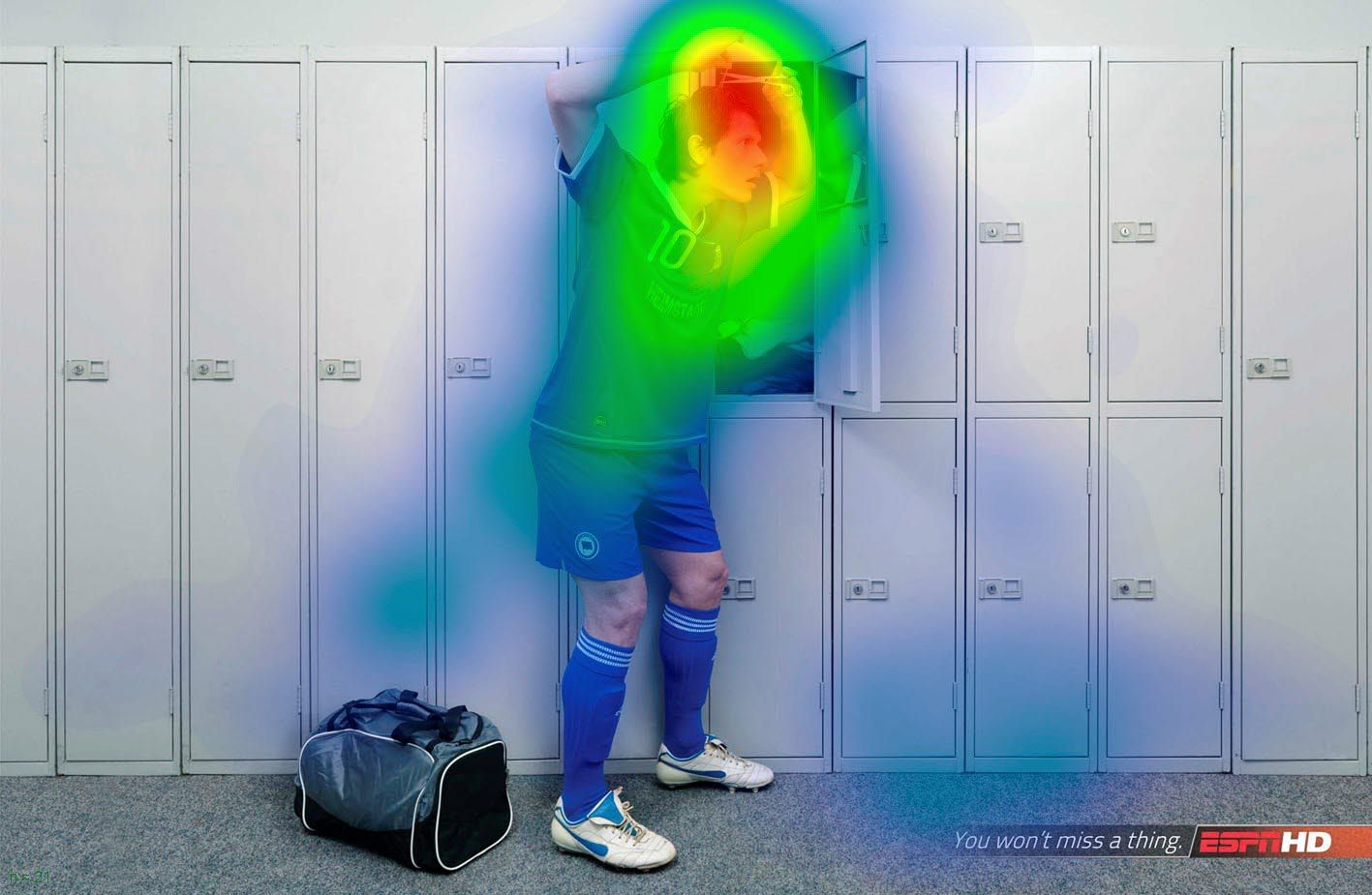 Heat map testing with Tobii Pro Sticky - ESPN