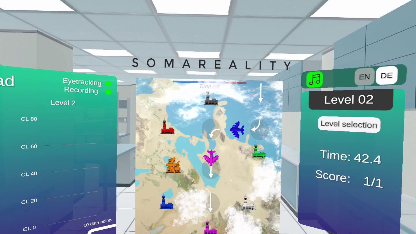 Soma Reality start screen 