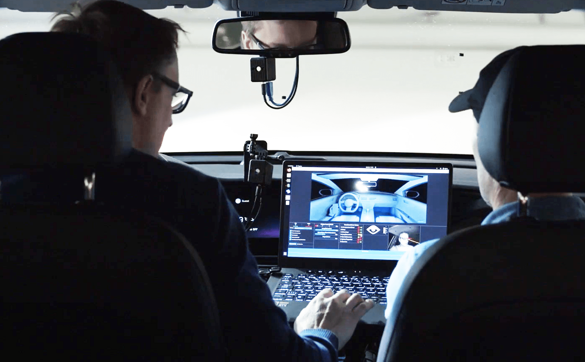 Tobii DMS inside a car