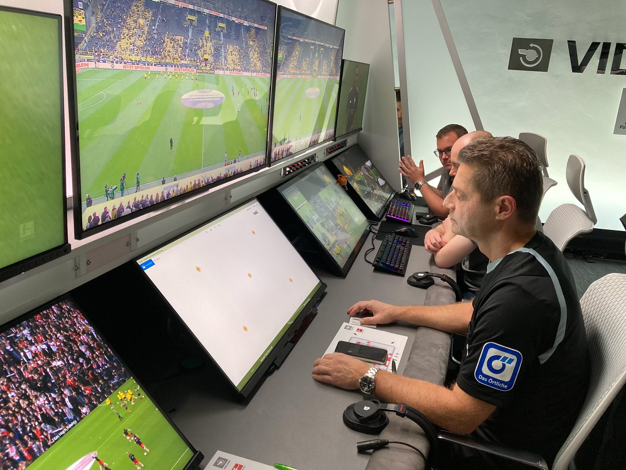 Inside the VAR operations room at the Bundesliga