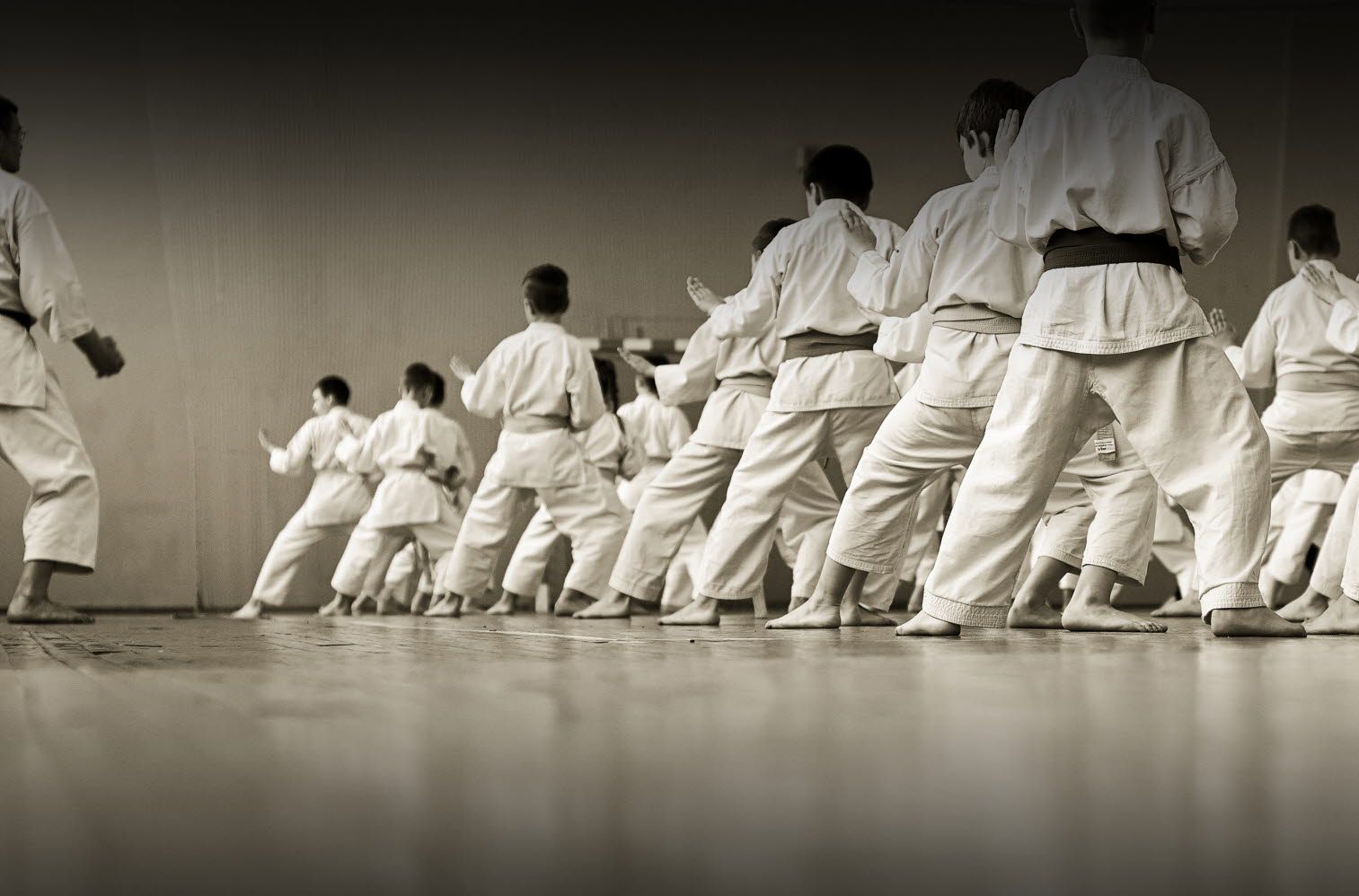 Training Karate athletes