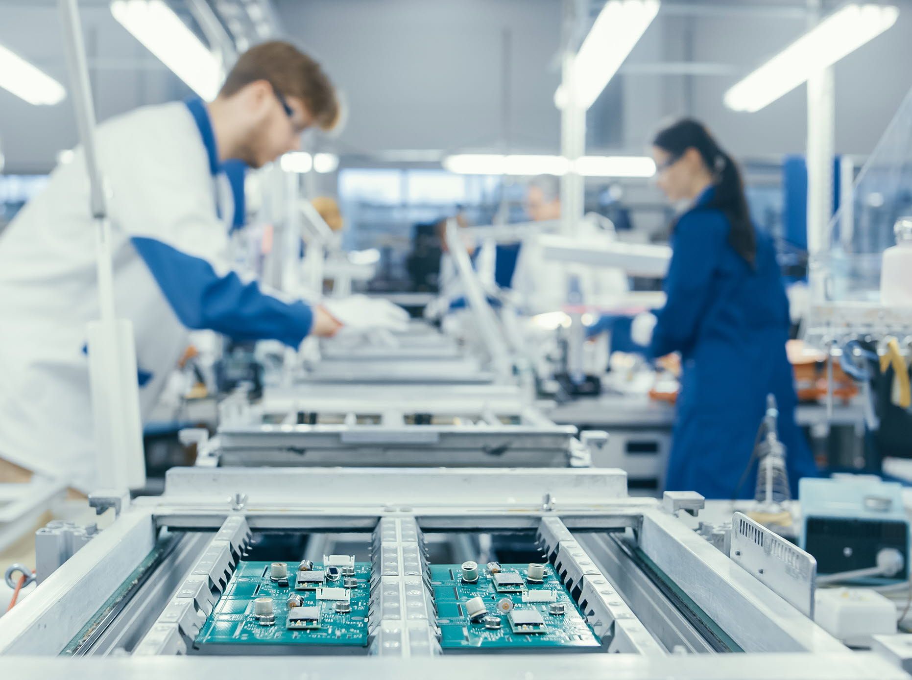 Assembly line - mobile phones